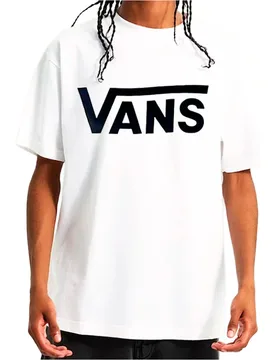 Classic drop v ss crew tee camiseta manga corta hombre Blanco (M) - Vans - FashionsVida
