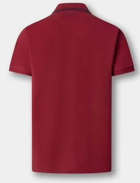 Polo de hombre insignia manga corta fit clásico - Hackett - FashionsVida