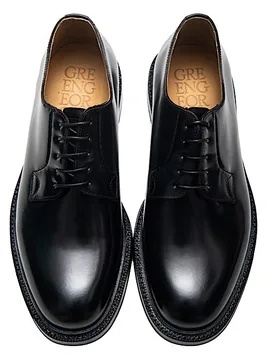 Scarpe Classiche Uomo Nere in Pelle Polished - Green George - FashionsVida