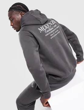 Type Overhead Hoodie - Herren, Grau - male - Size: M - McKenzie - FashionsVida