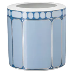 Vaso Signum, Porcellana, Largo, Blu OS