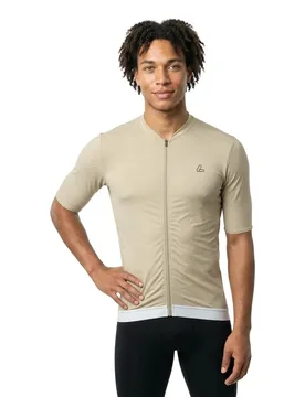 Maglia A Maniche Corte Skys Hotbond® Rf Full Zip Sahara - Loeffler - FashionsVida