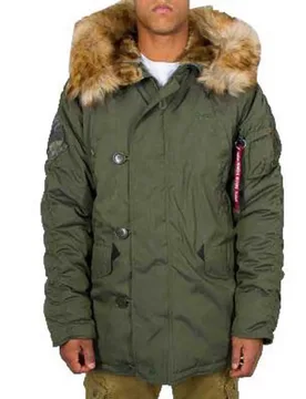 Industries Veste Explorer Dark Green S - ALPHA - FashionsVida