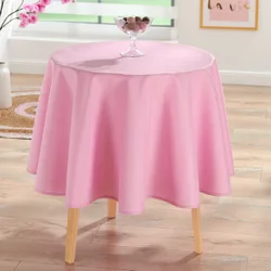 Schäfer Tischdecke mit Fleckschutz pink Ø140cm