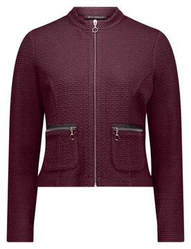Sweat Jacke Kurz 1/1 Arm female - 48 - FashionsVida