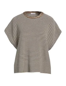 Pullover Mujer Café 3XL,XXL Mujer - Brunello cucinelli - FashionsVida