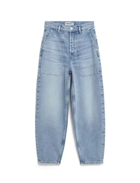 BAARLY HIGH WORKER BARREL JEAN female - 27 / /32 - FashionsVida