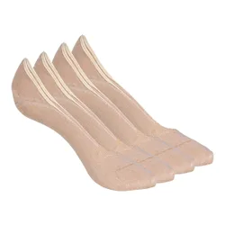 Mokassin-Söckchen, 2 Paar beige 35