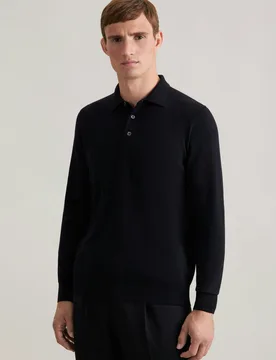 Regular Pullover Uni Schwarz L - Seidensticker - FashionsVida