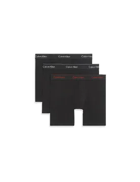 Calzoncillos paquete de 3 naranja negro M - Calvin Klein - FashionsVida