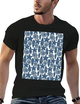 Graphic blue shells T-Shirt essential t shirt t shirt custom print man t shirt summer T-shirt - Aliexpress - FashionsVida