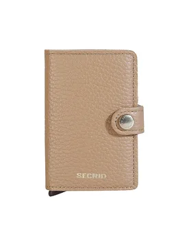 Geldbörse - Miniwallet Pebble cappuccino beige damen - SECRID - FashionsVida