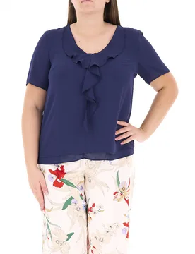 Blusa con volants BLU 45 - LUISA VIOLA PERFORMANCE - FashionsVida