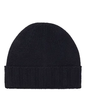 Kaschmirmütze - Haube dunkelblau Herren - Gran Sasso - FashionsVida