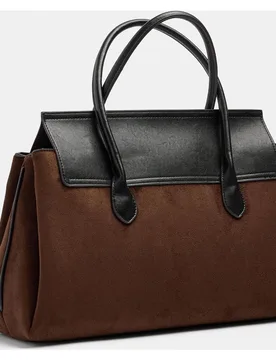 Portadocumentos de mujer convertible a bandolera con cierre de cremallera - Parfois - FashionsVida
