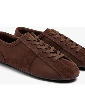 Zapatillas deportivas de mujer de piel con cierre de cordones - Parfois - FashionsVida