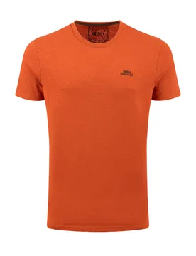 Weird Fish Fished Branded T-Shirt Size 4XL - men men all-mens men tshirts men tshirts plain new-arrivals all new-arrivals mens offers mens-2-for-40-te - Rust Leaves - FashionsVida