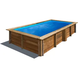 Piscina madera rectangular 375x200x68cm