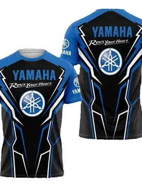 Yamaha Fashion 3D Printed Team Motorcycle Off-Road Race Men's T-Shirt Quick Dry Breathable round Neck for Racing - Aliexpress - FashionsVida
