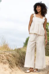 Womens Gillingham Wide Leg Woven Trousers - - Size: 14