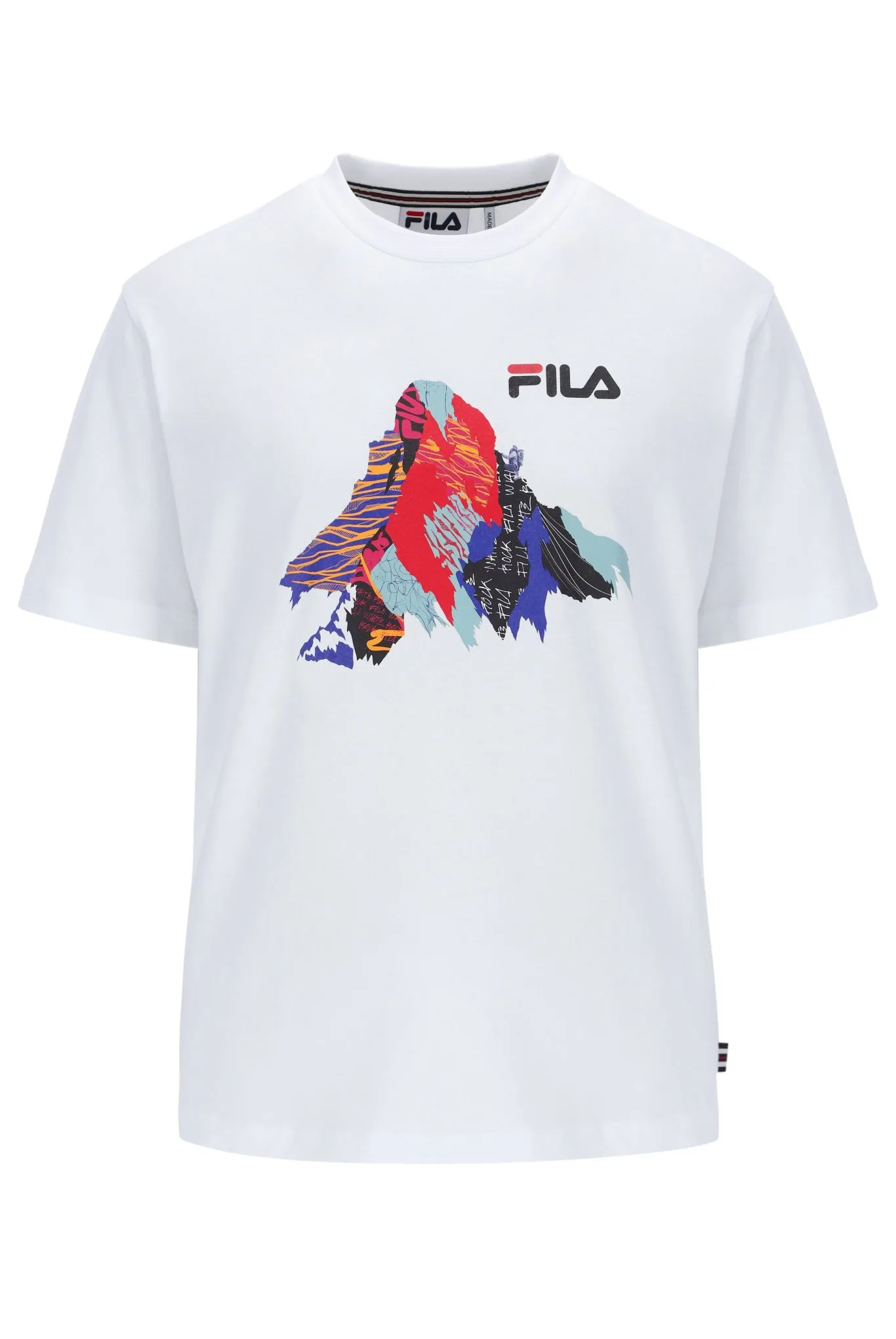 Mountain Peak Graphic Unisex T-Shirt - XS - FILA - FashionsVida