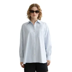 Camicia A Maniche Lunghe U9b01220t White / Blue Stripe 42