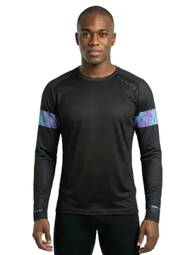 Maglia A Maniche Lunghe Trail Tuned Black - Scott - FashionsVida