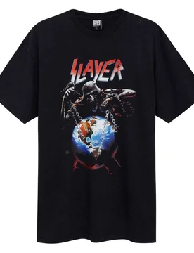 T-Shirt - Amplified Collection - Intourvention - XS bis XXL - für Männer - Größe S - charcoal - Lizenziertes Merchandise! - Männer - male - Slayer - FashionsVida
