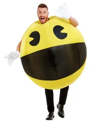 Kostüm Pac-Man aufblasbar Erwachsene - male