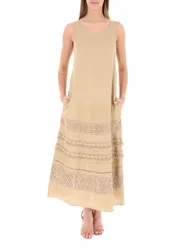 Abito in cotone SABBIA 42