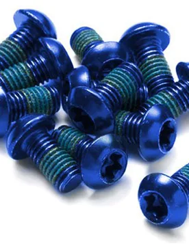 Disc rotor bolt set - 12 pcs pastillas discos y accesorios freno Azul (UNICA) - Reverse - FashionsVida