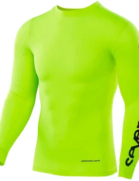 Maglia Moto Cross Enduro Mx ZERO COMPRESSION Giallo Fl taglia L - SEVEN - FashionsVida