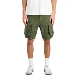 Industries Pantaloni Corti Cargo Canvas Dark Olive 30