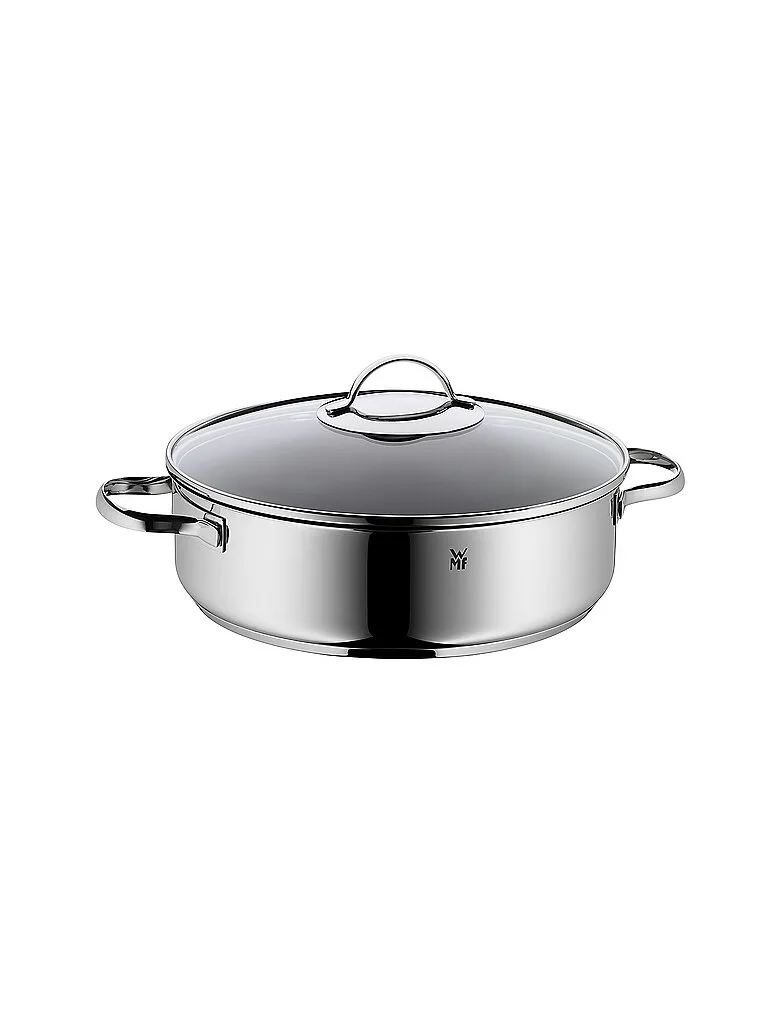 Tegame da portata con coperchio in vetro 28cm argento - WMF - FashionsVida