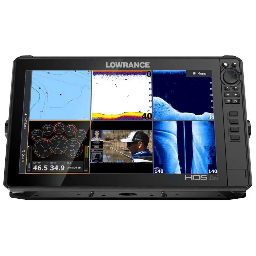 Hds-16 Live Active Imaging Plotter With Transducer Black One Size unisex - Lowrance - FashionsVida