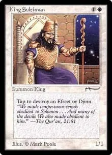King Suleiman Arabian Nights - Magic: The Gathering - FashionsVida