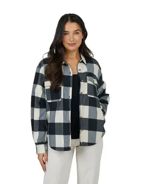 Chemise à Manches Longues Fathom Flannel Off White L - Salty Crew - FashionsVida