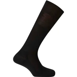 Calcetines de hombre de lana-seda en color