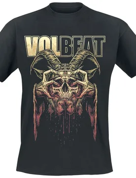 T-Shirt - Bleeding Crown Skull - S bis 5XL - Größe 5XL - schwarz - EMP exklusives Merchandise! - Unisex - unisex - Volbeat - FashionsVida