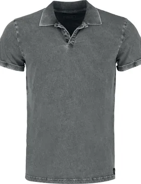 Poloshirt für Männer grau "Basic" von - Männer - male - RED by EMP - FashionsVida