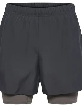 Hiit Intensity 2 In 1 Shorts Ebony L Men - Hummel - FashionsVida
