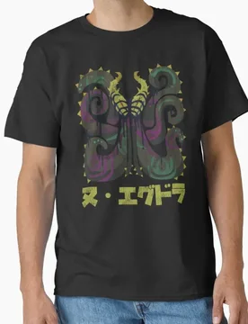 Monster Hunter Wilds Nu Udra Video games printed T Shirt for men 100% cotton large size Adult tops S-6XL mens clothing - Aliexpress - FashionsVida