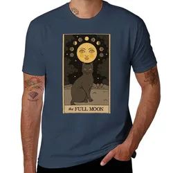 Moon Full Cat The T-Shirt Sport Basic Moisture Wicking Tee