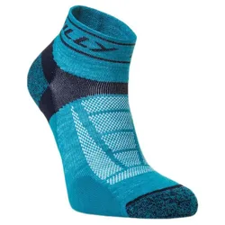 Calzini Corti Trail Quarter Med Turquoise / Navy EU 35.5-39