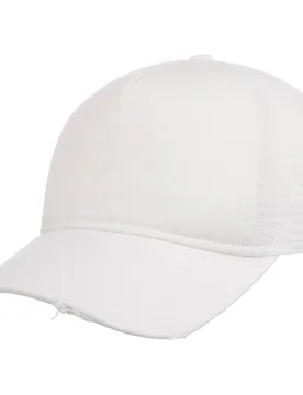 Rapper Destroyed Cap - white - Female - Size: One Size - Hatshopping.co.uk - FashionsVida