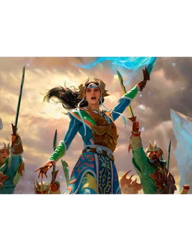 MTG Tarkir: Dragonstorm Playmat Temur Commander featuring Eshki, Temur's Roar - Ultra PRO - FashionsVida