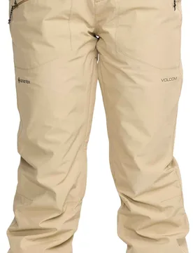 Wasserfeste und atmungsaktive Schneehose aus GORE-TEX ePE Kanyon Insulated Gore-Tex Pant W Oatmeal für Damen Größe S Beige - Volcom - FashionsVida