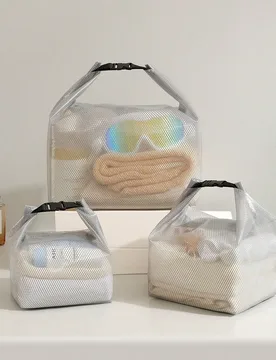 Pieza Bolsa de natación, Bolsa impermeable especial, Bolsa de lavado de playa de gran capacidad para hombres, Traje de baño para mujeres, Viaje, Por - Shein - FashionsVida