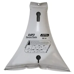 Flexible Triangular Water Tank Grey 100 Liters unisex