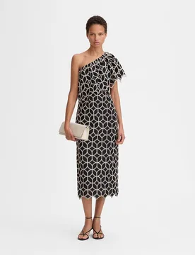 Simorra - Vestido midi bordado - Simorra - FashionsVida